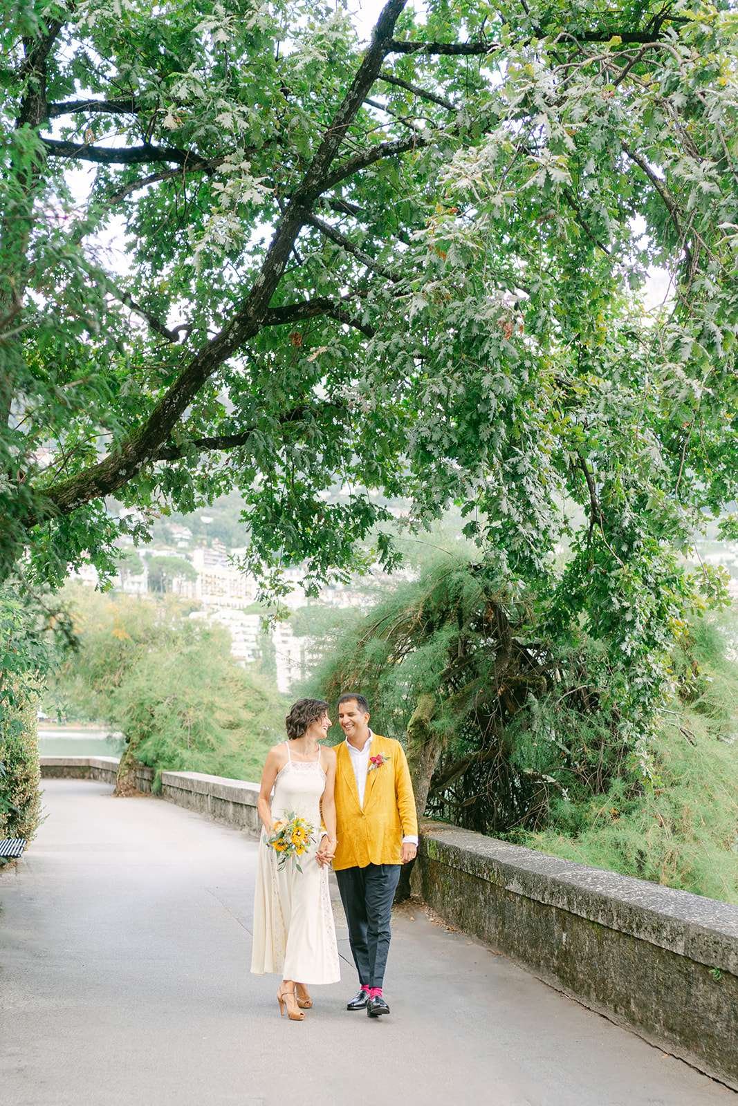 Un mariage élégant au Grand Hôtel Suisse Majestic